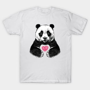 Sweet panda love T-Shirt